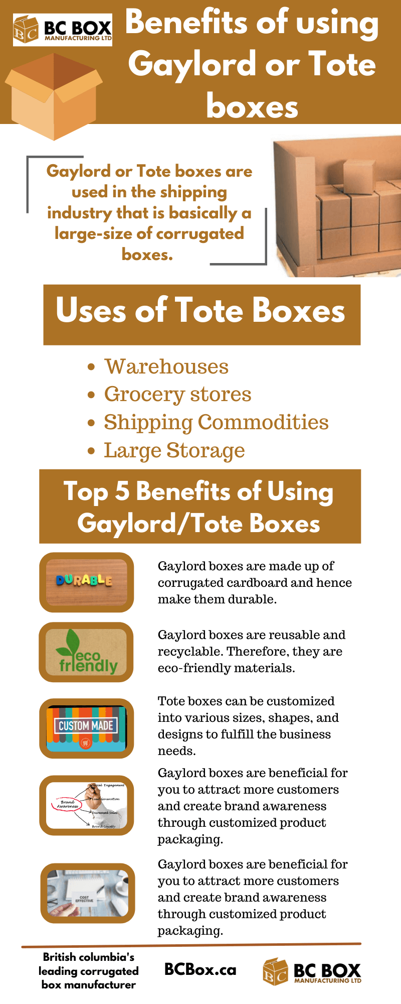 Benefits of using Gaylord or Tote boxes 