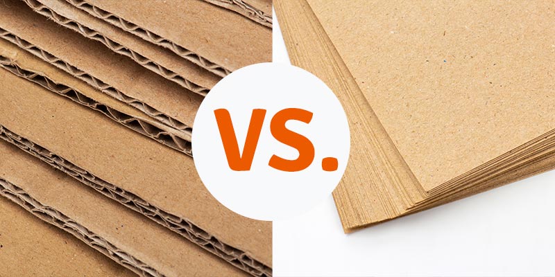 Comparison Between Cardboard Sheets and Corrugated Boxes