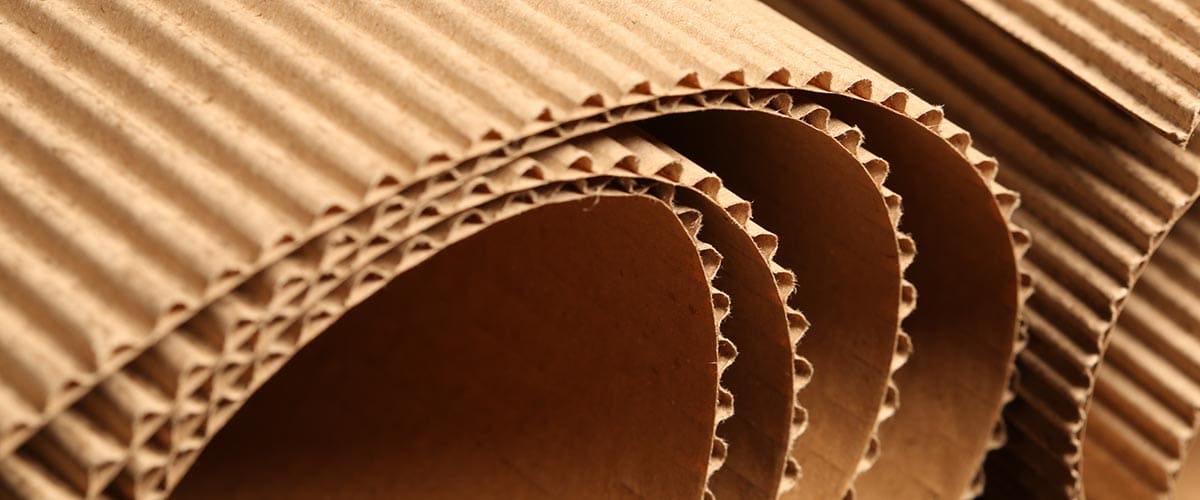 Corrugated board boxes in Langley, BC.